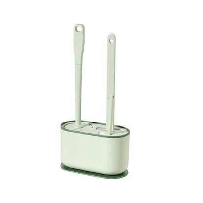 Badezimmer-Wandmontage-WC-Bürstenhalter-Set