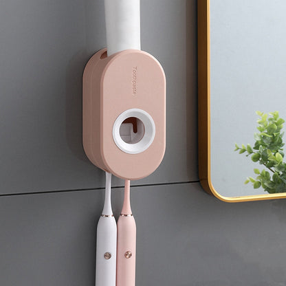 Stilvoller Zahnpastaspender zur Wandmontage im Badezimmer