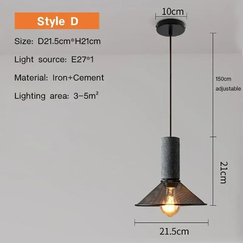 Vintage-Pendelleuchte im Landhausstil