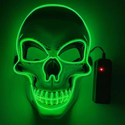 Glowing LED Skull Party Mask - Halri