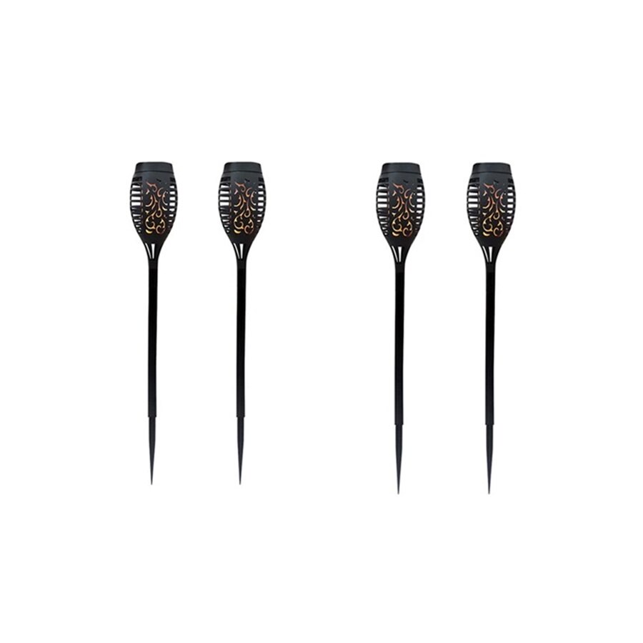 Solarbetriebene LED-Außenlampe mit Flammeneffekt