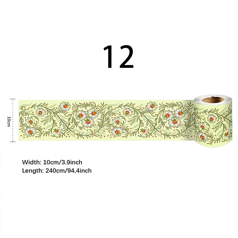 Leicht abziehbares, wasserfestes Bordüren-Wandklebeband