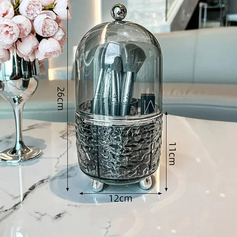Drehbarer Make-up-Aufbewahrungskoffer mit Deckel
