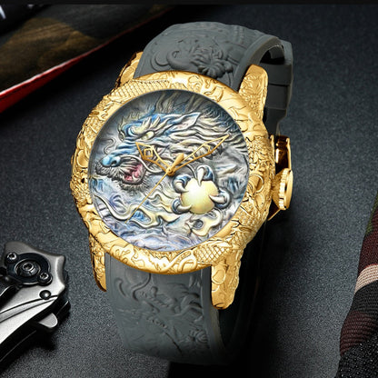 Vintage Dragon Quarzuhren für Herren