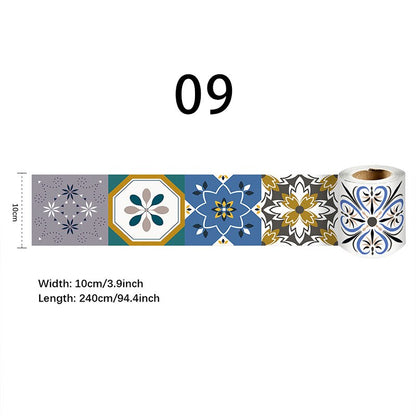 Leicht abziehbares, wasserfestes Bordüren-Wandklebeband