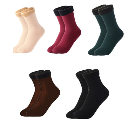 Kuschelige, wärmeisolierende, dicke Wintersocken
