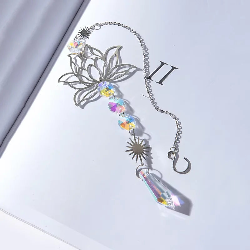 Beautiful Crystal Glass Wind Chime for Home Decor - Halri
