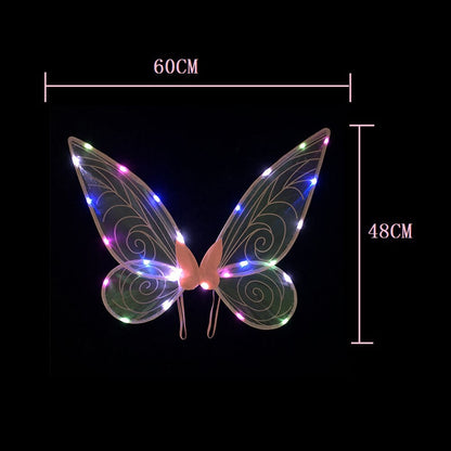 Glitzerndes Feenflügel-Kostümaccessoire