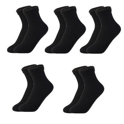 Kuschelige, wärmeisolierende, dicke Wintersocken