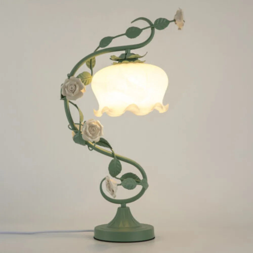 Decorative Floral Table Light Lamp - Halri