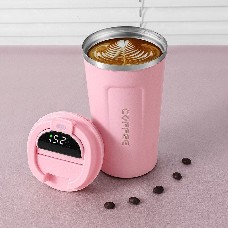 Intelligenter Kaffeebecher mit LED-Temperaturregelung 