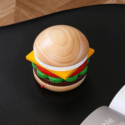 Classic Wood Burger Desk Calendar - Halri