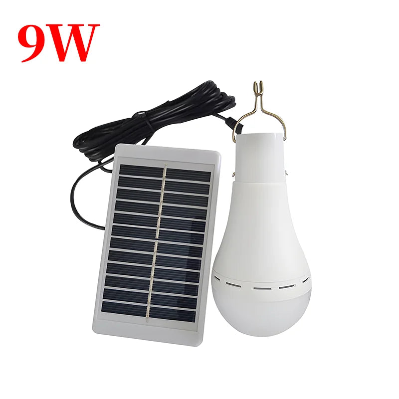 Wiederaufladbare, solarbetriebene Campinglampe
