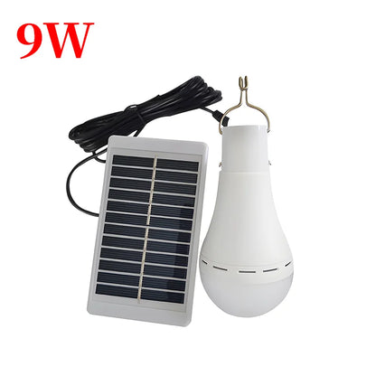 Wiederaufladbare, solarbetriebene Campinglampe