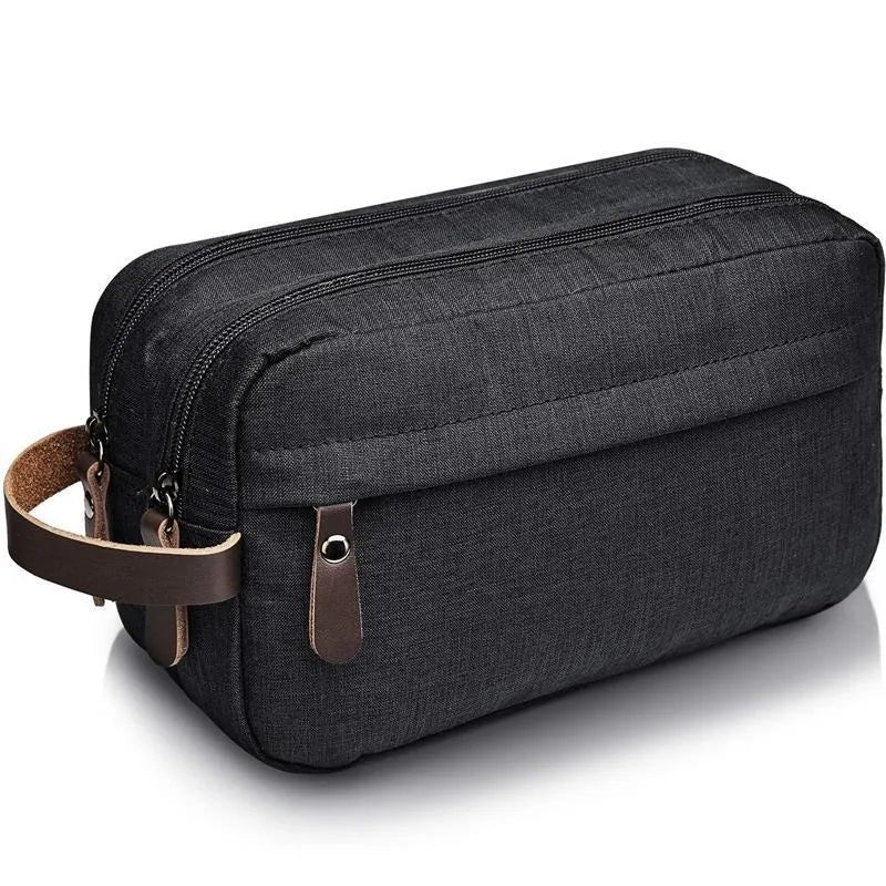 Waterproof Travel Toiletry Bag with Leather Strap - Halri