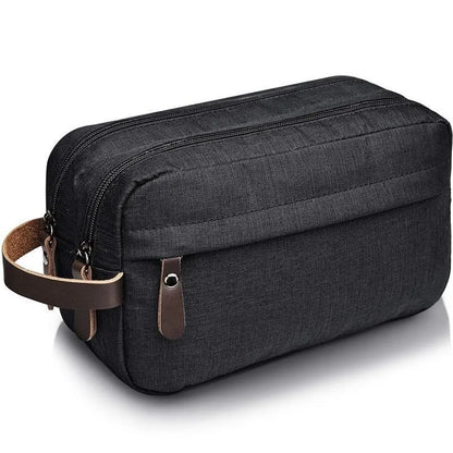 Waterproof Travel Toiletry Bag with Leather Strap - Halri