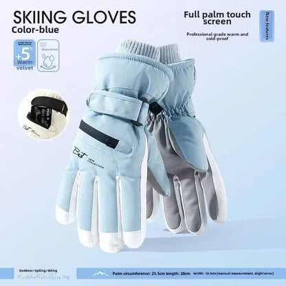 Insulated Snow Gloves | Waterproof Thermal Gloves | Touch Screen - Halri