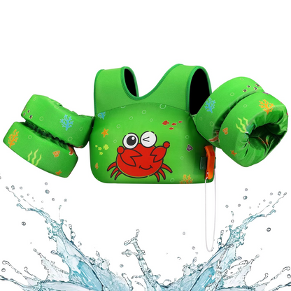 Schwimmweste für Kinder mit Schwimmkörpern und Sicherheitspfeife