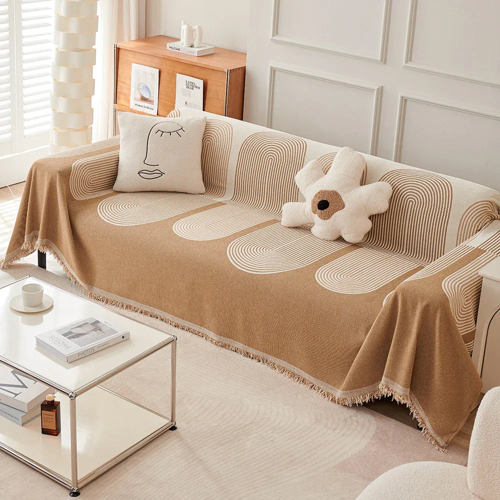 Cozy Tassel Throw Blanket Rug - Halri