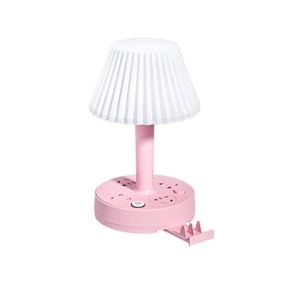 Halri | Elegante Schreibtischlampe mit blauem Licht und Handyhalterung