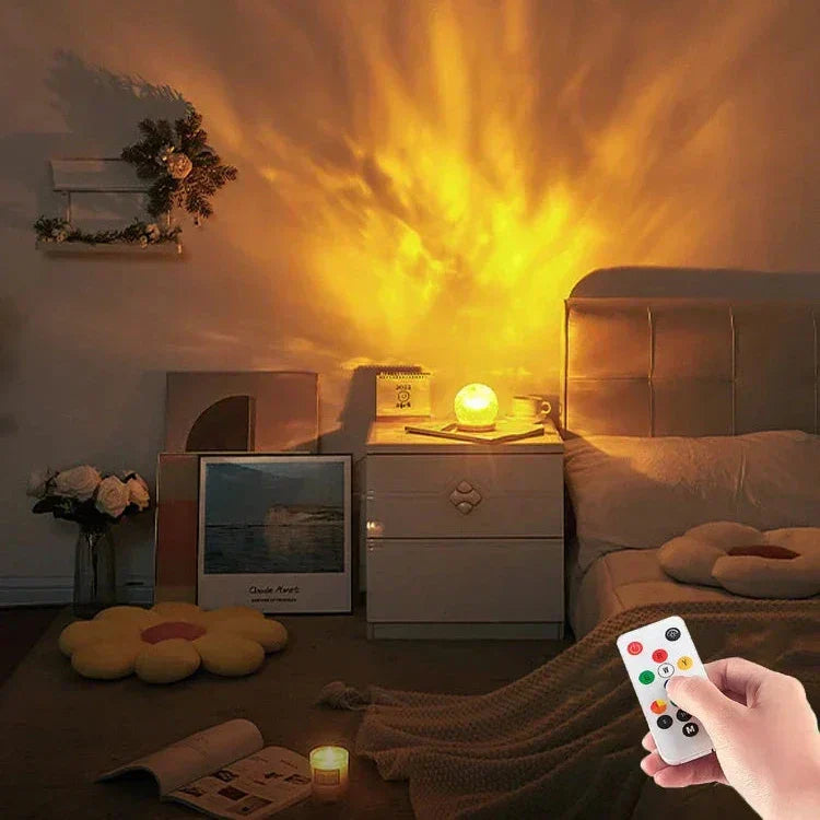 Calming Ocean Table Lamp for Bedroom Ambiance - Halri