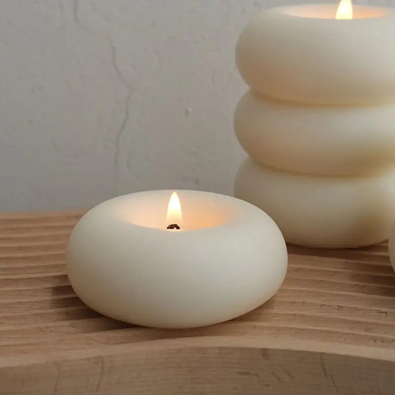 Relaxing Donut Scented Smokeless Candle - Halri