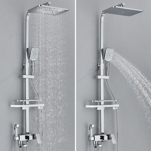 Premium Rain Shower Head Set with 4 Spray Modes - Halri