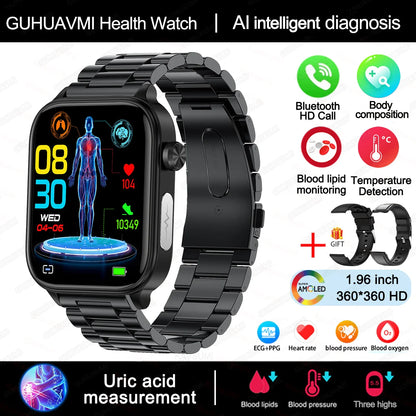 Stylish Fitness Watch with HD Screen – Pulse Monitor