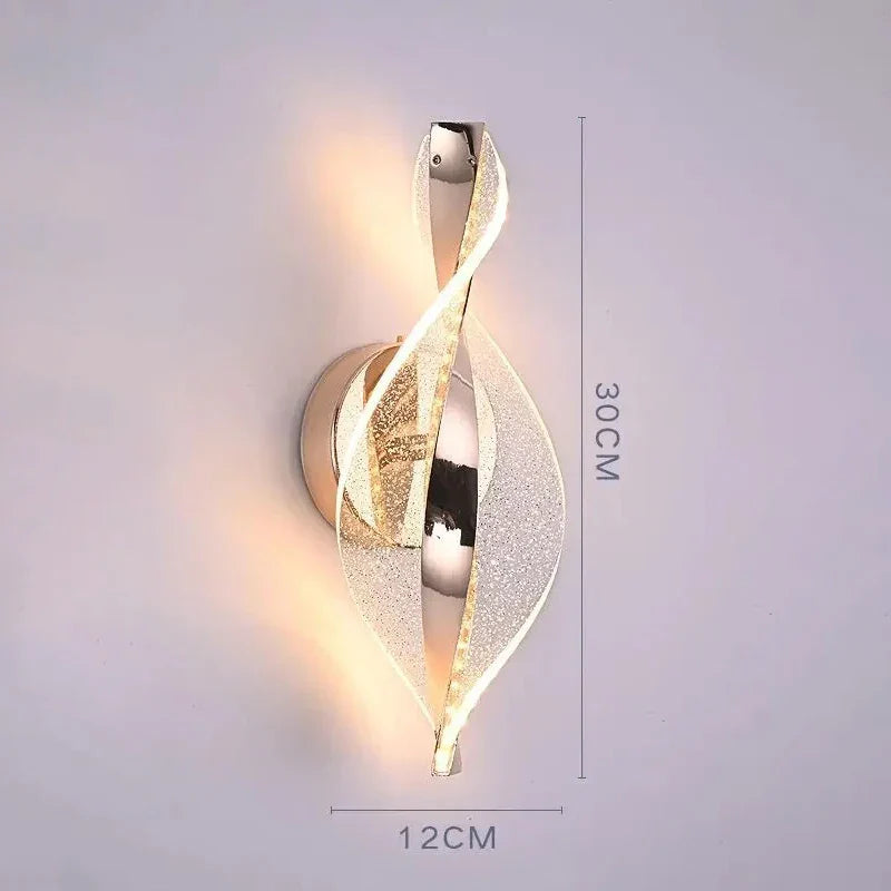 Stilvolle LED-Wandleuchte mit Farbwechsellicht