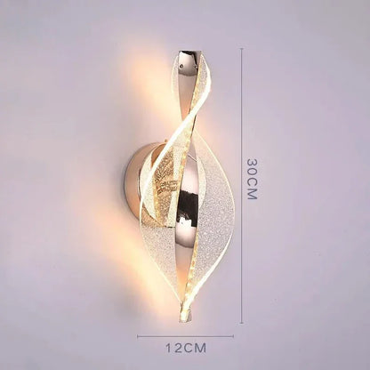 Stilvolle LED-Wandleuchte mit Farbwechsellicht