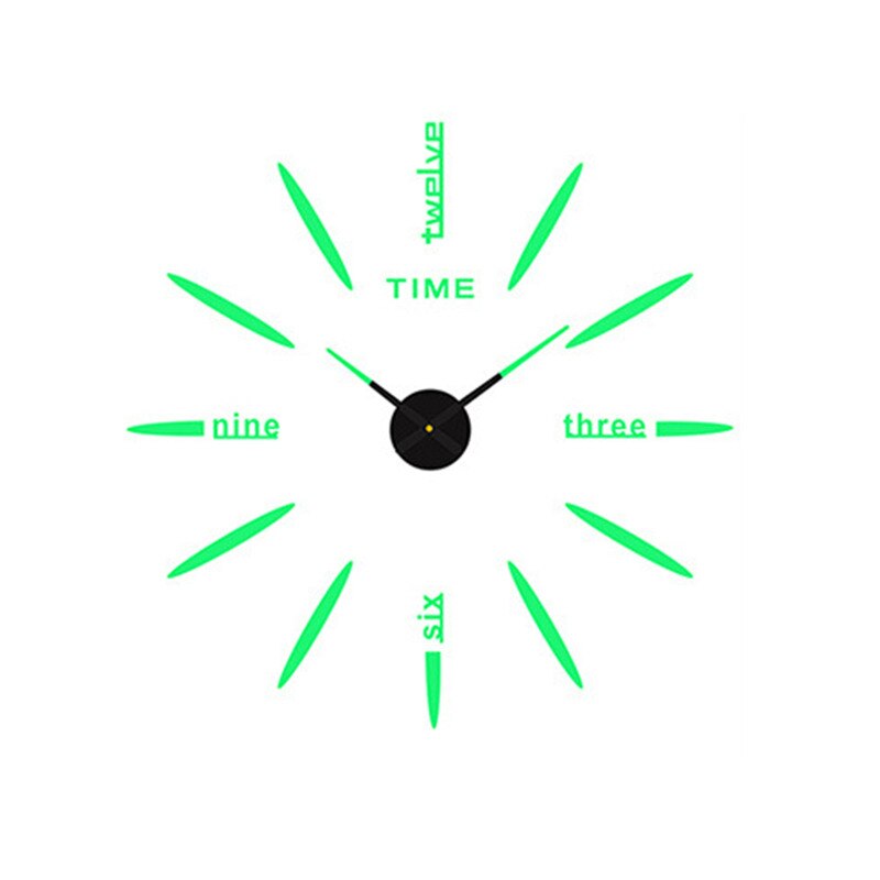 3D-Leucht-Wanduhr (geräuschlos)