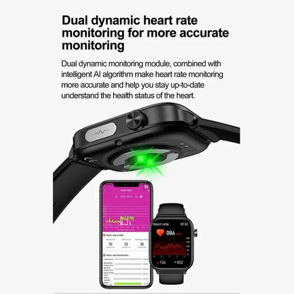 Stylish Fitness Watch with HD Screen – Pulse Monitor