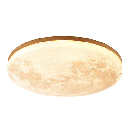 Round Modern Ceiling Lamp Warm Soft Lighting