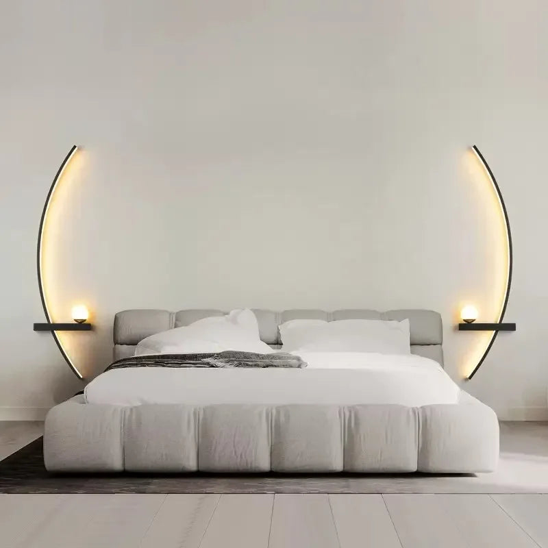 Sleek Black Gold Outdoor Wall Light - Halri