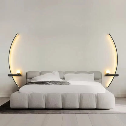 Sleek Black Gold Outdoor Wall Light - Halri