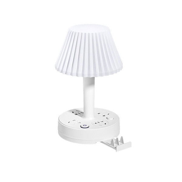 Halri | Elegante Schreibtischlampe mit blauem Licht und Handyhalterung