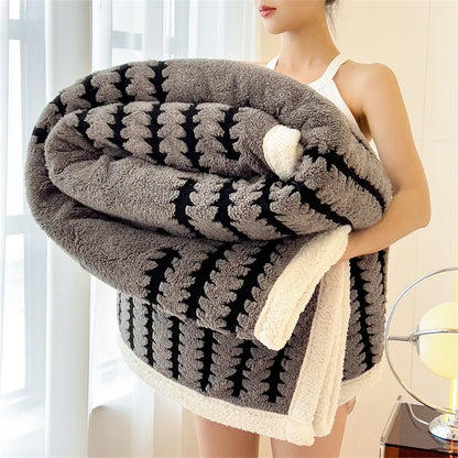 Plüsch-Fleecedecke, superweiche Kuscheldecke