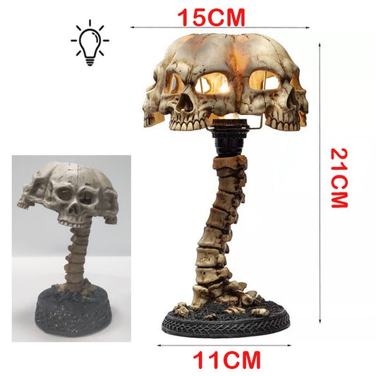 Dark Decorative Skull Table Light - Halri