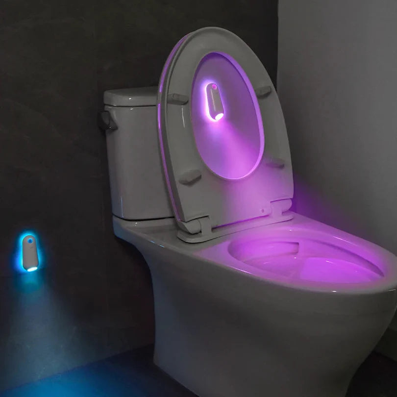 Colorful LED Toilet Night Light with USB Charger - Halri