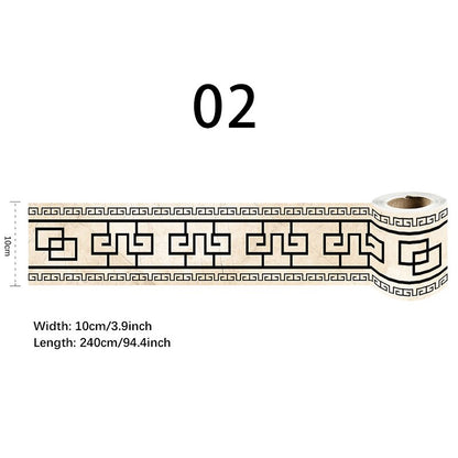 Leicht abziehbares, wasserfestes Bordüren-Wandklebeband