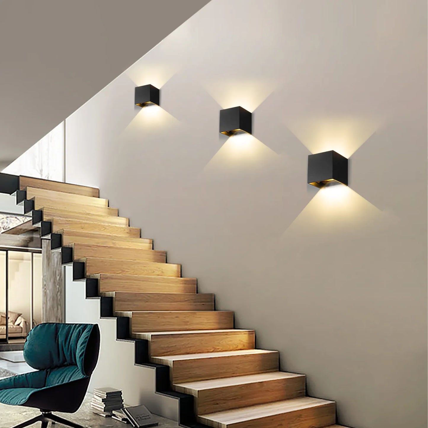 Auto Bright Motion Activated Wall Lamp