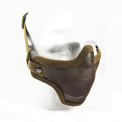 Taktische Tarn-Gesichtsschutzmaske aus Metallgewebe