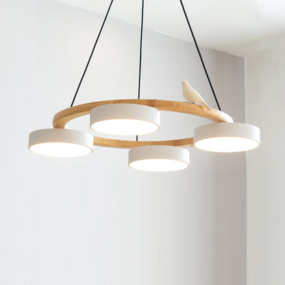 Beautiful Round Pendant LED Birdcage Light Fixture