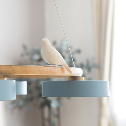 Beautiful Round Pendant LED Birdcage Light Fixture