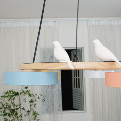 Beautiful Round Pendant LED Birdcage Light Fixture