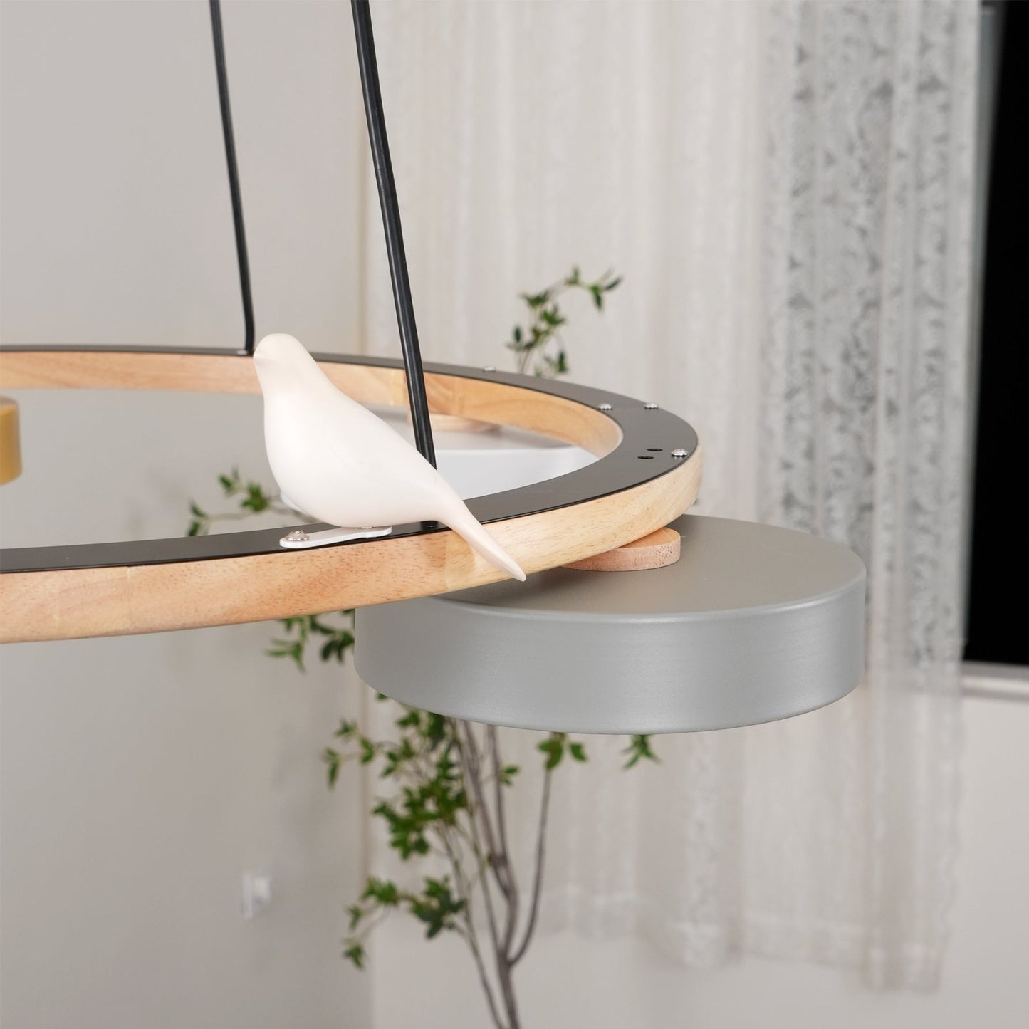 Beautiful Round Pendant LED Birdcage Light Fixture