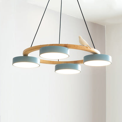 Beautiful Round Pendant LED Birdcage Light Fixture