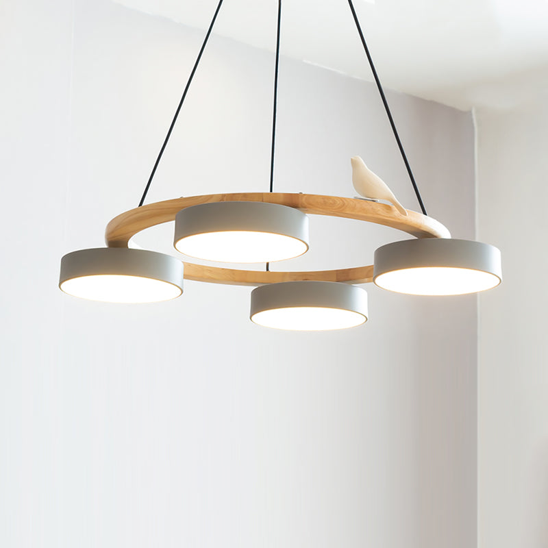 Beautiful Round Pendant LED Birdcage Light Fixture