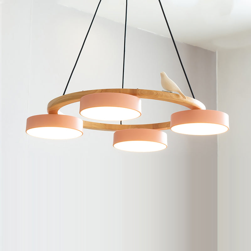 Beautiful Round Pendant LED Birdcage Light Fixture