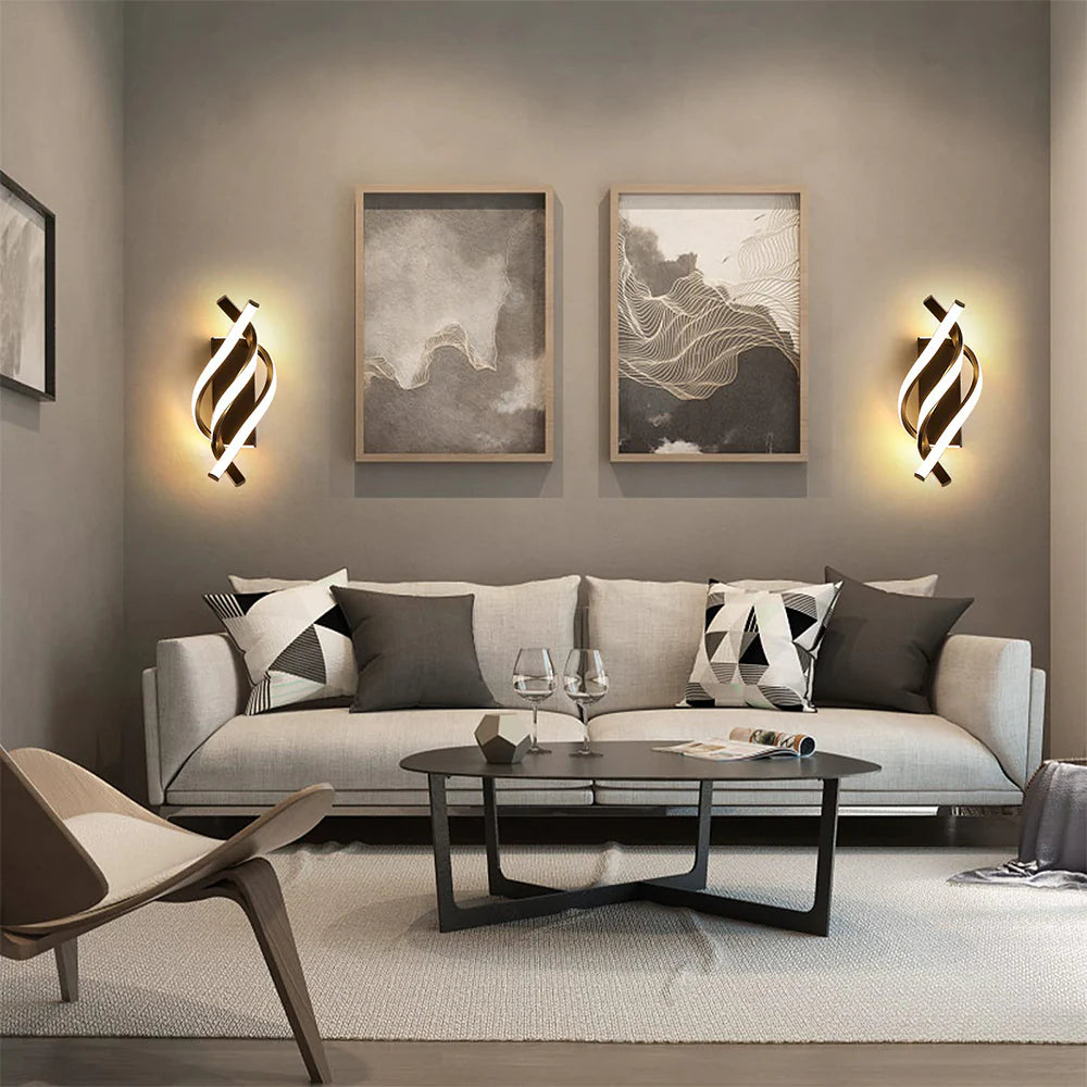 Modern Creative Spiral Wall Light